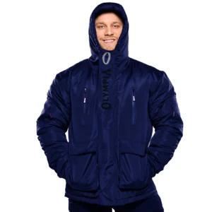 Olympia Utility Jacket Mens Dark Blue