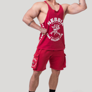 Washed Muscle Back Stringer GOLDEN AGE 791 Red