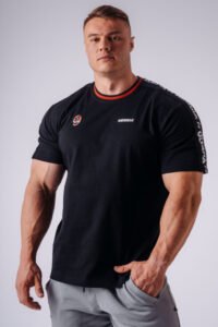 NEBBIA x Olympia Muscle Cover T-Shirt 942 Black