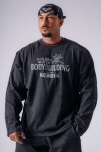 NEBBIA x Olympia Long Sleeve T-Shirt 952 Black