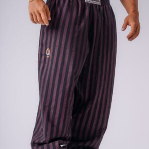 NEBBIA x Olympia Pinstripe Sweatpants 956 Black
