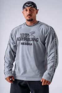 NEBBIA x Olympia Long Sleeve T-Shirt 952 Light Grey