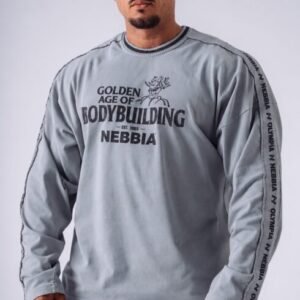 NEBBIA x Olympia Long Sleeve T-Shirt 952 Light Grey